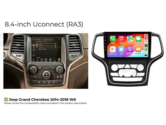Магнітола для Jeep Grand Cherokee (2014+) Андроїд CarPlay