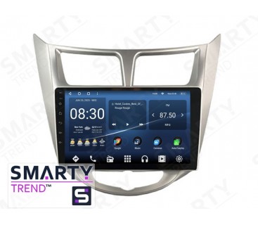 Штатная магнитола Hyundai Accent / Solaris / Verna – Android – SMARTY Trend - Premium