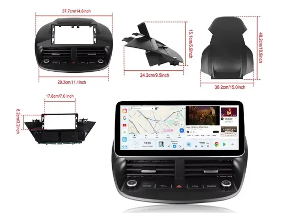 Магнитола для Ford Kuga / Escape (2012-2019) - 12.3" Андроид CarPlay