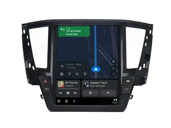 Магнитола для Mitsubishi Pajero Sport 3 (2019+) Тесла Андроид CarPlay