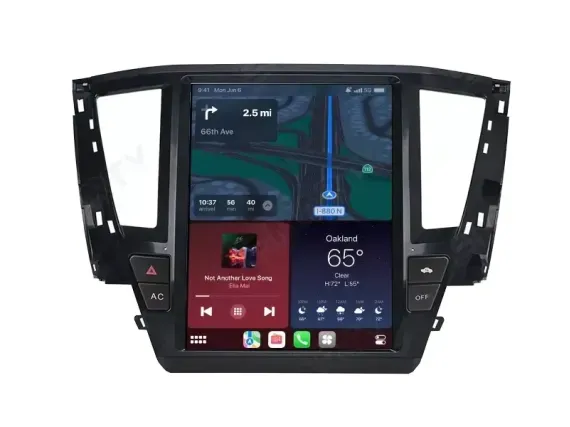 Магнитола для Mitsubishi Pajero Sport 3 (2019+) Тесла Андроид CarPlay