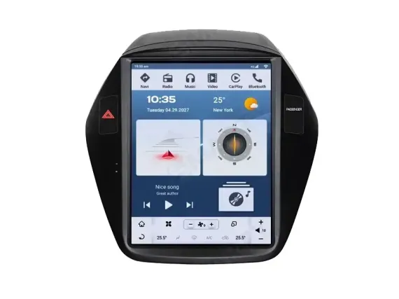 Магнітола для Hyundai Tucson ix35 (2009-2015) Тесла Андроїд CarPlay