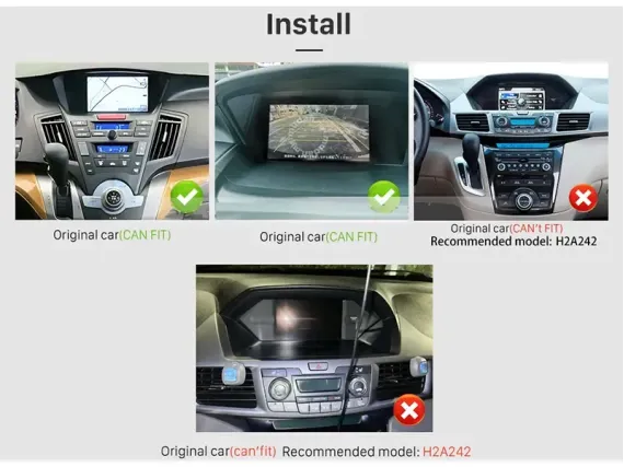 Магнитола для Honda Odyssey 4 Gen (2008-2013) Андроид CarPlay