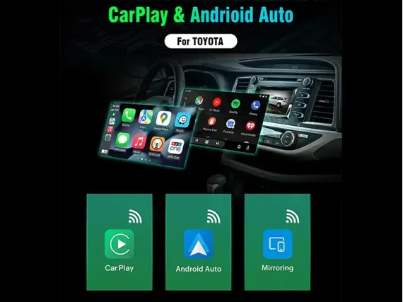 Беспроводной CarPlay и Android Auto для штатного экрана Toyota RAV4