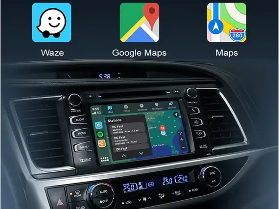 Беспроводной CarPlay и Android Auto для штатного экрана Toyota Verso