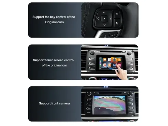 Беспроводной CarPlay и Android Auto для штатного экрана Toyota Verso