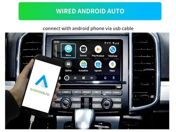 Бездротовий CarPlay та Android Auto для штатного екрана Porsche
