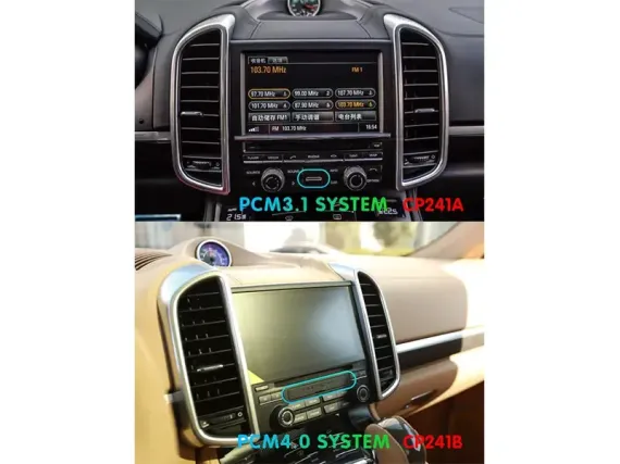 Бездротовий CarPlay та Android Auto для штатного екрана Porsche