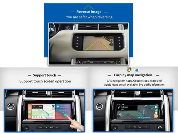 Бездротовий CarPlay та Android Auto для штатного екрана Jaguar F-Pace