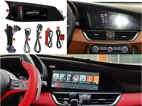 Магнитола для Alfa Romeo Giulia (2016-2024) - 10.25" Андроид CarPlay