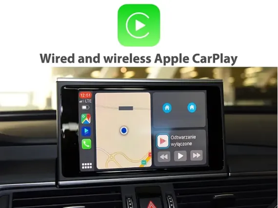 Беспроводной CarPlay и Android Auto для штатного экрана Audi A6/S6