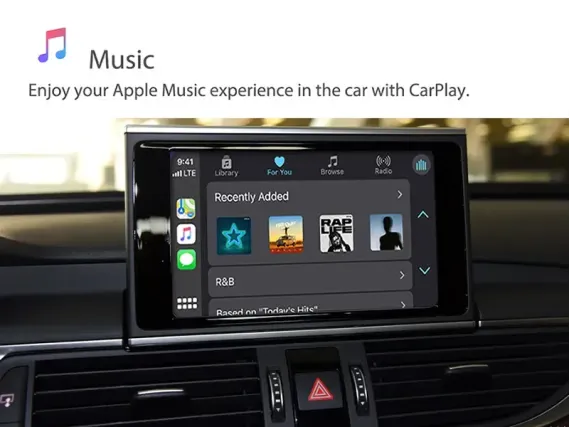 Бездротовий CarPlay та Android Auto для штатного екрана Audi Q7 2005+