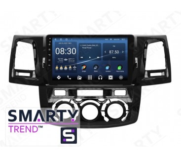 Штатна магнітола Toyota Hilux 2012 (Manual Air-Conditioner version) – Android – SMARTY Trend - Steady