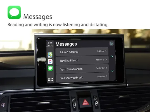 Бездротовий CarPlay та Android Auto для штатного екрана Audi Q2 2016+