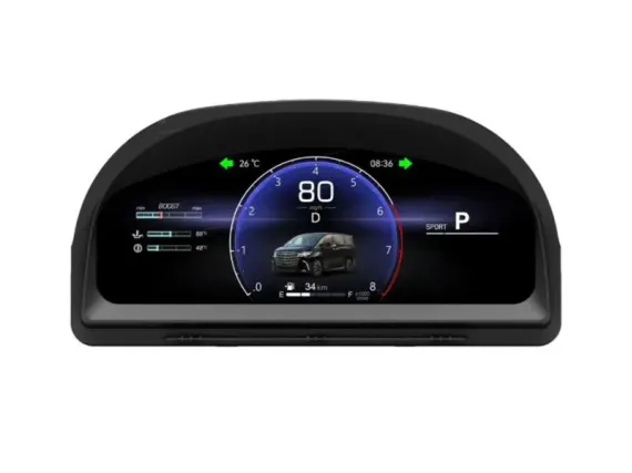 Цифрова панель приладів Toyota Alphard (2008-2015) | Plug & Play