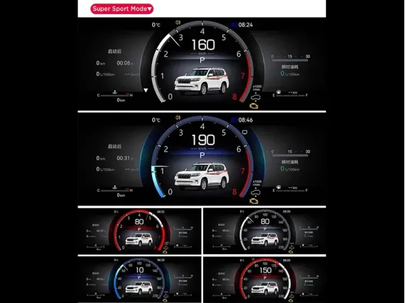 Цифрова панель приладів Toyota Alphard (2008-2015) | Plug & Play