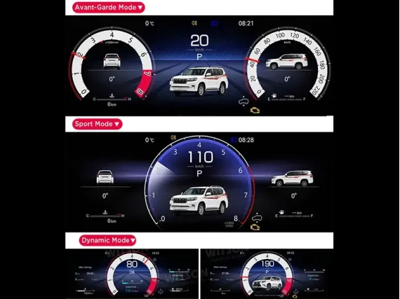 Цифрова панель приладів Toyota Alphard (2008-2015) | Plug & Play