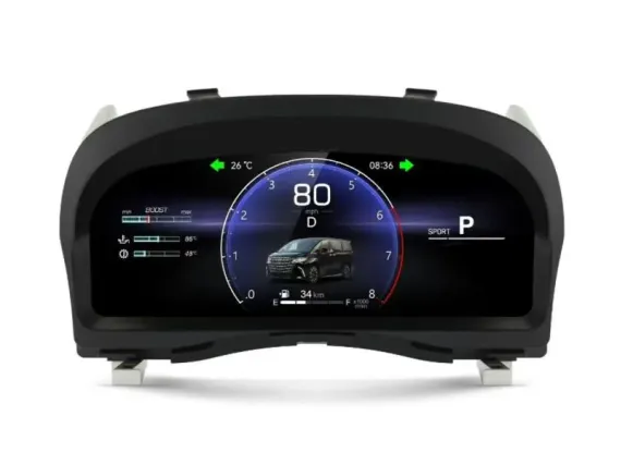 Цифрова панель приладів Toyota Alphard (2015-2023) | Plug & Play
