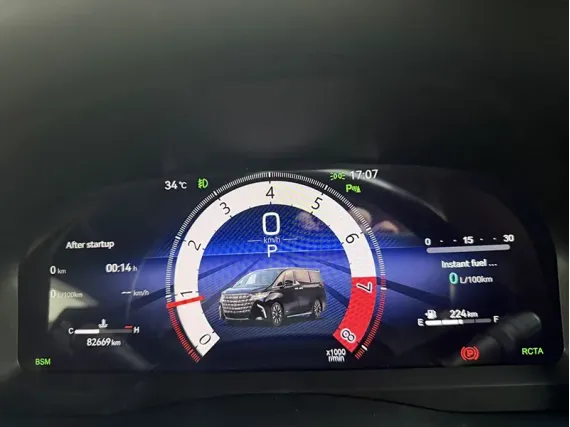 Цифрова панель приладів Toyota Alphard (2015-2023) | Plug & Play