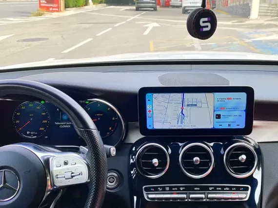 Бездротовий CarPlay та Android Auto для штатного екрана Mercedes GLC