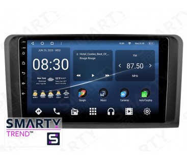 Штатна магнітола Mercedes-Benz M-Class (w164) 2005-2012 – Android – SMARTY Trend - Steady