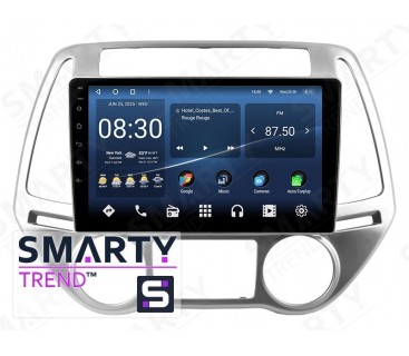 Штатная магнитола Hyundai i20 PB (2012-2014) (Auto/manual AC) – Android – SMARTY Trend - Steady
