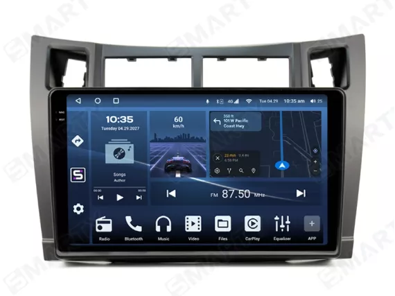 Магнитола для Toyota Yaris XP90 (2005-2013) Андроид CarPlay