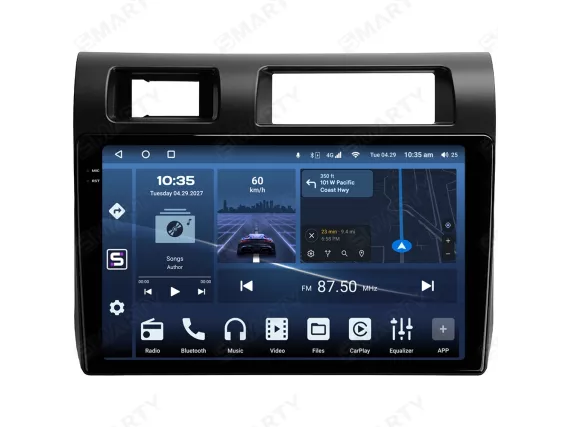 Магнитола для Toyota Land Cruiser 70 (2007+) Андроид CarPlay