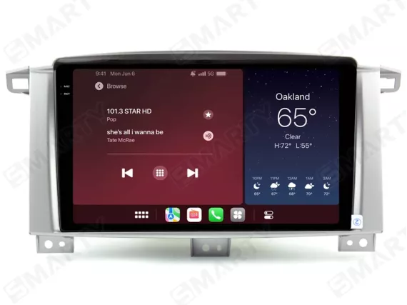 Toyota Land Cruiser 100 VX-R (2002-2007) Apple CarPlay