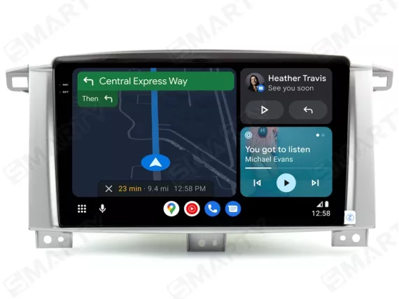 Toyota Land Cruiser 100 VX-R (2002-2007) Android Auto