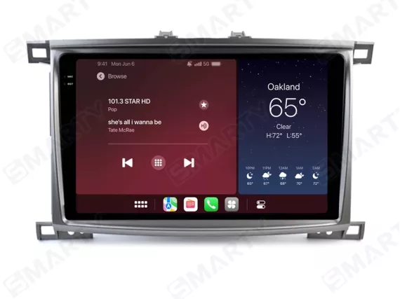 Toyota Land Cruiser 100 GX (2002-2007) Apple CarPlay