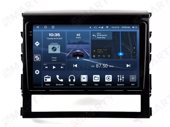 Магнітола для Toyota Land Cruiser 200 (2015-2021) Андроїд CarPlay