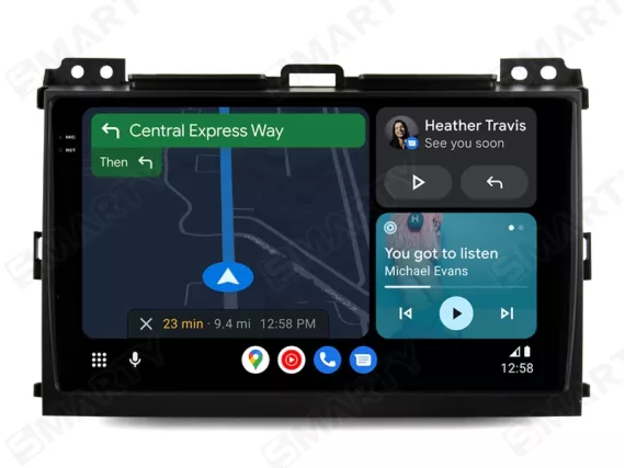 Toyota Land Cruiser Prado 120 LOW (2002-2009) Android Auto