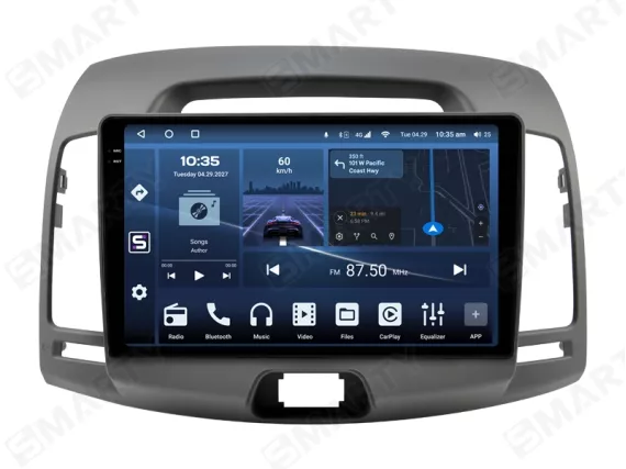 Магнитола для Hyundai Elantra 4 Gen HD (2006-2011) Андроид CarPlay