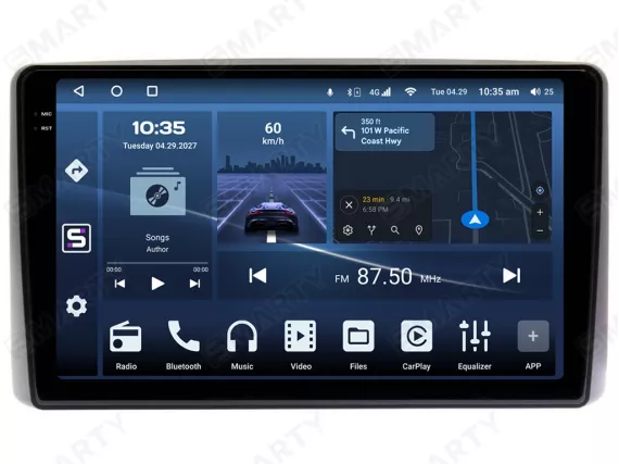 Магнітола для Toyota Noah/Voxy R70 (2007-2013) Андроїд CarPlay