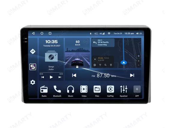 Магнітола для Toyota Hiace (2004-2021) Андроїд CarPlay