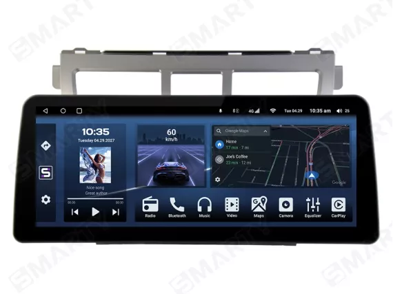 Магнітола для Toyota Yaris / Vios Sedan (2005-2013) - 12.3 дюйми Андроїд CarPlay