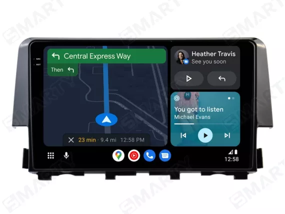 Honda Civic 10 Gen (2015-2021) Android Auto