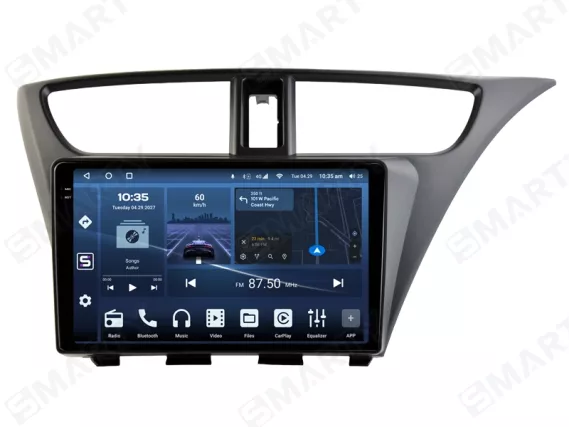 Магнитола для Honda Civic Hatchback (2011-2017) Андроид CarPlay