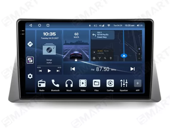 Магнитола для Honda Accord 8 USA (2007-2013) - 10.1 дюйма Андроид CarPlay