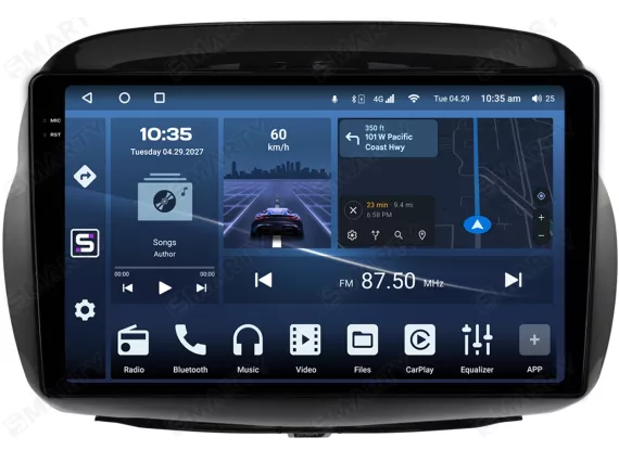 Магнитола для Honda FR-V / Edix (2004-2009) Андроид CarPlay