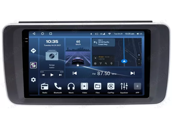 Магнітола для Nissan Leaf (2018+) Андроїд CarPlay