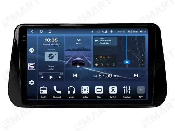 Магнитола для Hyundai Santa Fe 4 Facelift (2020-2023) Андроид CarPlay