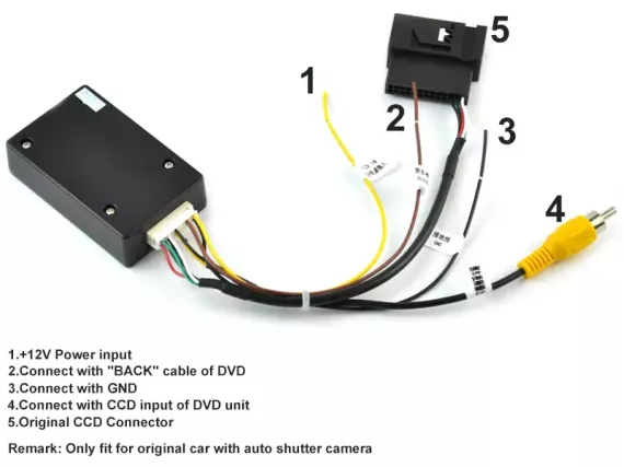 Конвертер RGB в AV для заводської камери Volkswagen