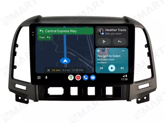 Hyundai Santa Fe 2 CM (2006-2012) Android Auto