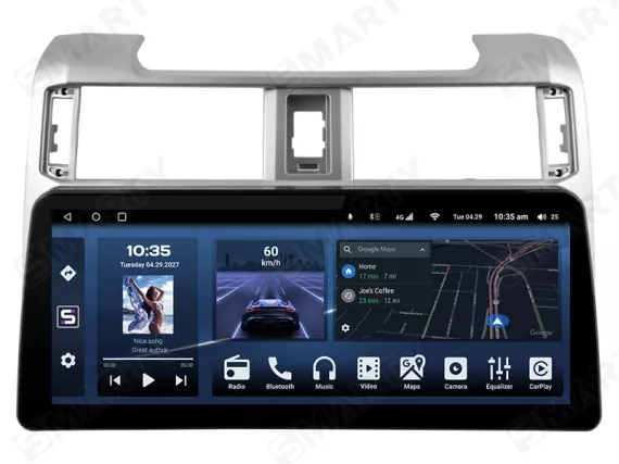 Магнітола для Toyota 4Runner 5 (2010-2022) - 12.3 дюйми Андроїд CarPlay
