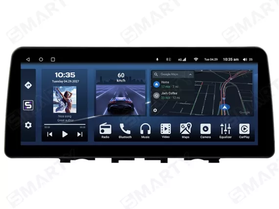 Магнитола для Honda Civic 10 Gen (2015-2021) - 12.3 дюйма Андроид CarPlay