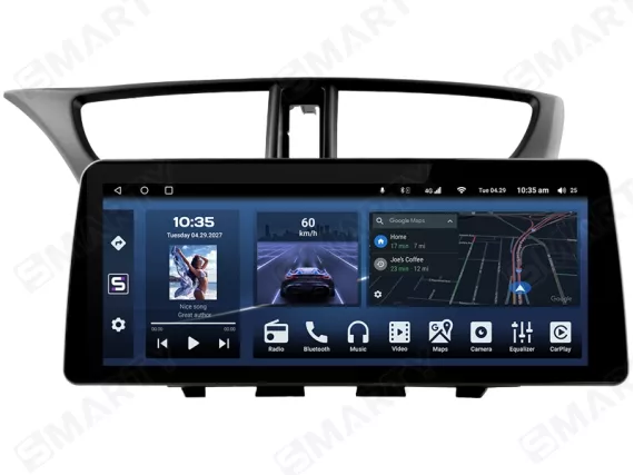 Магнитола для Honda Civic Hatchback (2011-2017) - 12.3 Андроид CarPlay