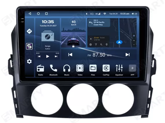 Магнітола для Mazda MX-5 (2005-2015) Андроїд CarPlay