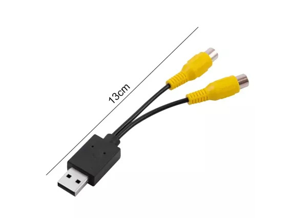 USB-CVBS перехідник на інтерфейсний кабель RCA